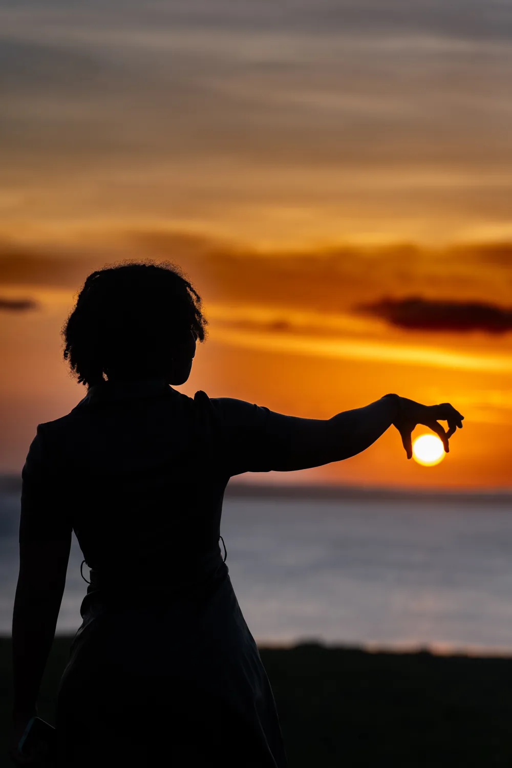 RGR SHOOT, silhouette au coucher de soleil, Guyane